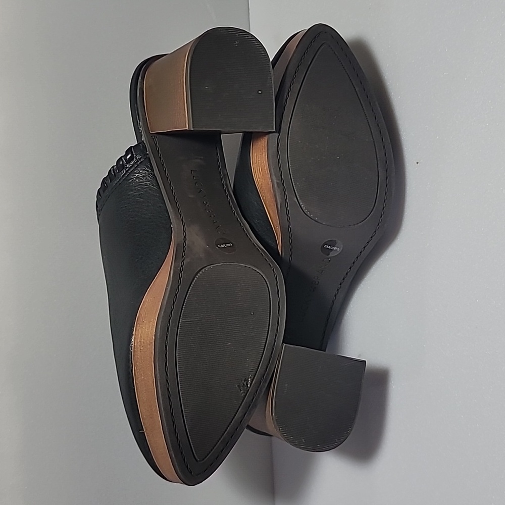 Lucky Brand black Randre clog high heel shoes size 6 M US - Picture 11 of 15